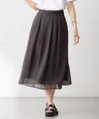 【ジェイ プレス/J.PRESS】の【WEB限定カラーあり・洗える】 ブライトスパンボイル スカート ダークブラウン系|ID: prp329100004532460 ipo3291000000034306788