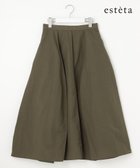 【23区/NIJYUSANKU】の【エステータ】エンシュクナイロン スカート カーキ系|ID: prp329100004532464 ipo3291000000032038080