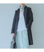 【23区/NIJYUSANKU】のコットンポリエステルギャバジン ロング トレンチコート ネイビー系|ID: prp329100004532471 ipo3291000000032038105