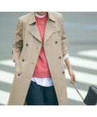 【23区/NIJYUSANKU】のコットンポリエステルギャバジン ロング トレンチコート キャメル系|ID: prp329100004532471 ipo3291000000032038106