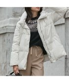 【ジェイ プレス/J.PRESS】の【洗える】ブラッシュドマルチポリ ショート ダウンコート アイボリー系|ID: prp329100004532475 ipo3291000000033661479