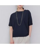 【自由区/JIYU-KU】の【WEB限定カラーあり・接触冷感・UVカット】クレープストレッチドルマン ニット ネイビー|ID: prp329100004532476 ipo3291000000032695894