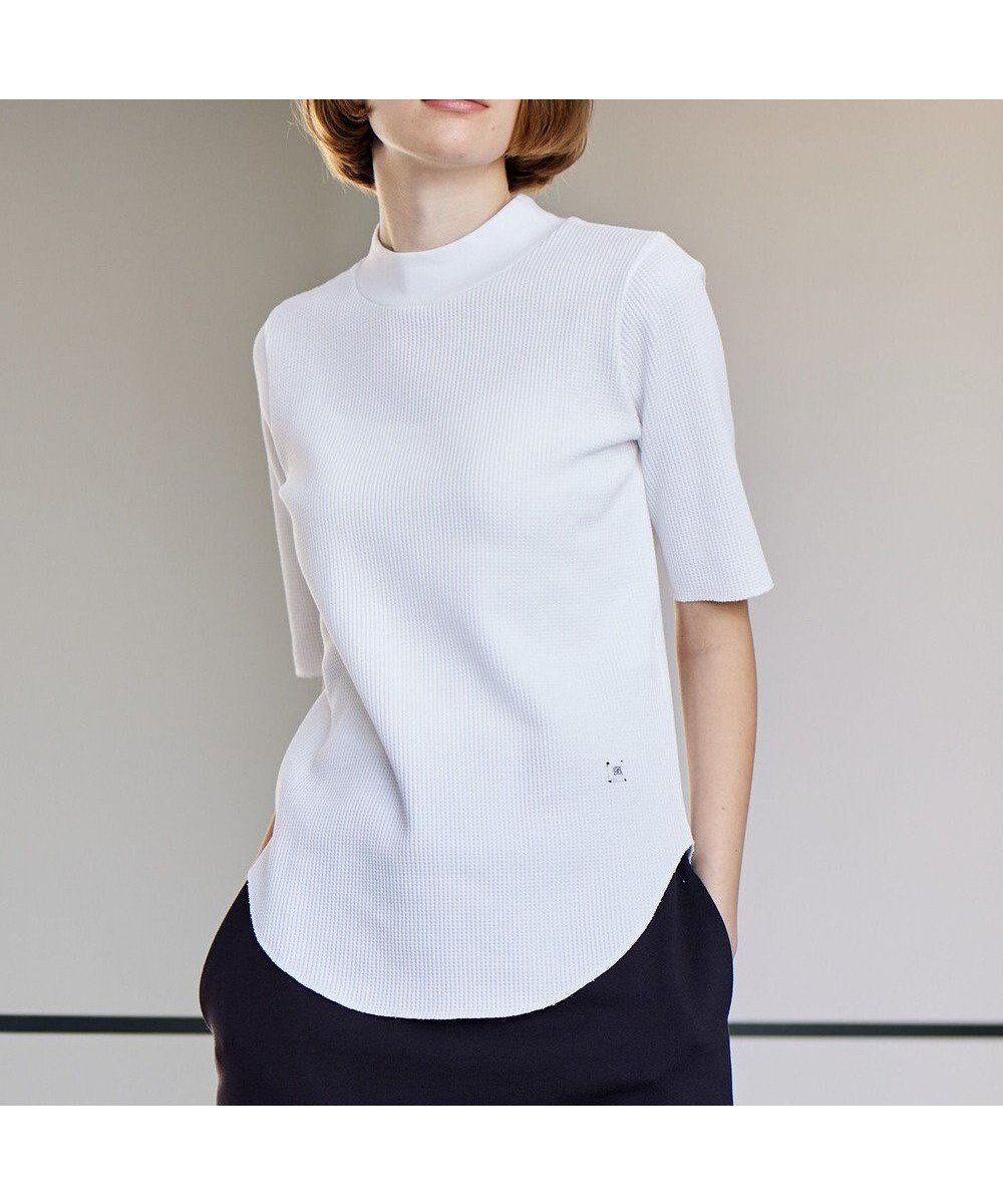 【ベイジ,/BEIGE,】の【B】COSMOS / 半袖トップス インテリア・キッズ・メンズ・レディースファッション・服の通販 founy(ファニー) 　ファッション　Fashion　レディースファッション　Ladies' Fashion Online　トップス・カットソー　Tops/Tshirt　シャツ/ブラウス　Shirts/Blouses　ロング / Tシャツ　T-Shirts　カットソー　Cut and Sewn　2024年　2024　2024春夏・S/S　Ss,Spring/Summer,2024　カットソー　Cut And Sew　ボトルネック　Bottleneck　ワッフル　Waffle　半袖　Short Sleeve　夏　Summer　春　Spring　S/S・春夏　Ss・Spring/Summer　White|ID: prp329100004532478 ipo3291000000032665713