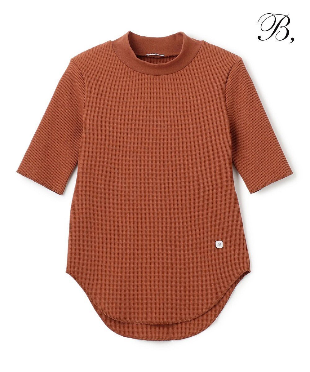【ベイジ,/BEIGE,】の【B】COSMOS / 半袖トップス インテリア・キッズ・メンズ・レディースファッション・服の通販 founy(ファニー) 　ファッション　Fashion　レディースファッション　Ladies' Fashion Online　トップス・カットソー　Tops/Tshirt　シャツ/ブラウス　Shirts/Blouses　ロング / Tシャツ　T-Shirts　カットソー　Cut and Sewn　2024年　2024　2024春夏・S/S　Ss,Spring/Summer,2024　カットソー　Cut And Sew　ボトルネック　Bottleneck　ワッフル　Waffle　半袖　Short Sleeve　夏　Summer　春　Spring　S/S・春夏　Ss・Spring/Summer　Terracotta|ID: prp329100004532478 ipo3291000000032665716