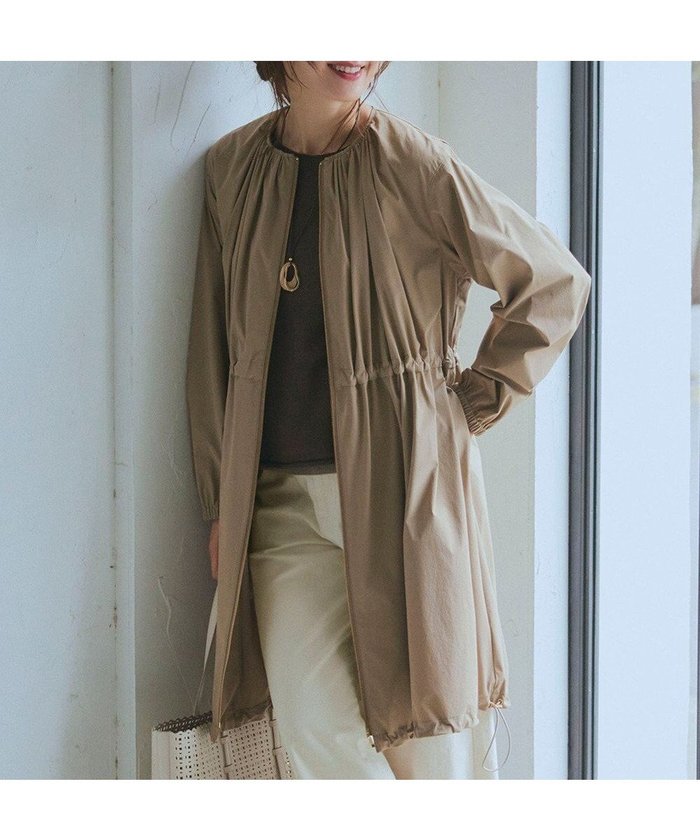 【23区/NIJYUSANKU】の【撥水加工】ナイロン2WAYストレッチ ロングアウター インテリア・キッズ・メンズ・レディースファッション・服の通販 founy(ファニー) https://founy.com/ ファッション Fashion レディースファッション WOMEN アウター Coat Outerwear ジャケット Jackets 春 Spring ジャケット Jacket スカーフ Scarf ストレッチ Stretch 雑誌 Magazine フロント Front ブルゾン Blouson ベーシック Basic ロング Long S/S・春夏 Ss・Spring/Summer おすすめ Recommend 夏 Summer 2025年 2025 2025春夏・S/S Ss,Spring/Summer,2025 |ID: prp329100004532483 ipo3291000000032038181