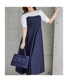 【トッカ/TOCCA】の【洗える】BEA TOP KNIT DRESS ニットドレス オフ×ネイビー|ID: prp329100004532484 ipo3291000000032038191