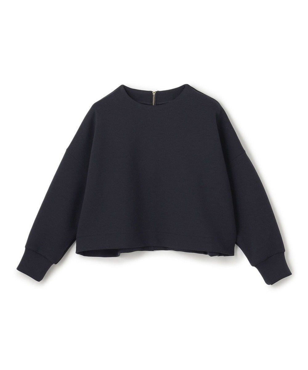 【アンフィーロ 自由区/UNFILO】の【洗える/ストレッチ】BEAUTY FORM JERSEY クロップド トップス インテリア・キッズ・メンズ・レディースファッション・服の通販 founy(ファニー) 　ファッション　Fashion　レディースファッション　Fashion for Women　トップス・カットソー　Cut & Sew Tops　レディースパーカー・カジュアルフーディー　Casual Hoodies & Sweatshirts　スウェット・クルーネックトップス　Sweatshirts & Crewnecks / Relaxed Fit Sweat Tops　洗える　Machine Washable　クロップド　Cropped, Short Length　軽量　Lightweight, Ultra Light　スウェット / スエット　Sweatshirt, Sweatwear　ストレッチ　Stretch, Stretchy Fabric　スリーブ　Sleeve, Long Sleeve / Short Sleeve　バランス　Balance, Style Balance　フォルム　Silhouette, Form　ワイド　Wide, Wide Fit　A/W・秋冬　Autumn/Winter　S/S・春夏　SS, Spring/Summer, Warm Season　夏　Summer　ネイビー|ID: prp329100004532496 ipo3291000000033480270