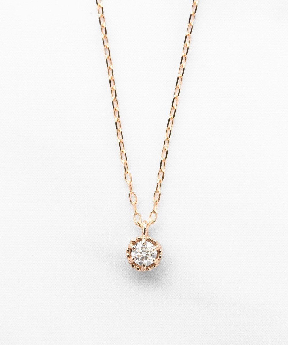 【トッカ/TOCCA】の【WEB限定】FLORA K18 DIAMOND NECKLACE K18 ダイヤモンド ネックレス インテリア・キッズ・メンズ・レディースファッション・服の通販 founy(ファニー) 　ファッション　Fashion　レディースファッション　Fashion for Women　ジュエリー　Jewelry　ネックレス　Necklaces & Pendants　アクセサリー　Fashion Accessories　アンティーク　Antique-Inspired　シンプル　Simple, Minimal　ダイヤモンド　Diamond, Brilliant Cut　チェーン　Chain, Chain Strap　ネックレス　Necklace, Pendant Necklace　フェミニン　Feminine, Girly　フォルム　Silhouette, Form　ポーチ　Pouch, Small Case　モダン　Modern, Contemporary　ラウンド　Round, Round Neck　おすすめ　Recommended / Our Picks　ピンクゴールド系|ID: prp329100004532498 ipo3291000000033408863