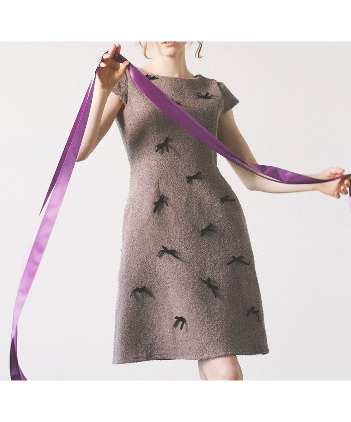 【トッカ/TOCCA】のPIXIE ドレス インテリア・キッズ・メンズ・レディースファッション・服の通販 founy(ファニー) https://founy.com/ ファッション Fashion レディースファッション WOMEN ワンピース Dress ドレス Party Dresses トレンド Trend ドレス Dress フェミニン Feminine ベルベット Velvet ベーシック Basic リボン Ribbon 冬 Winter A/W・秋冬 Aw・Autumn/Winter・Fw・Fall-Winter |ID: prp329100004532507 ipo3291000000032038325