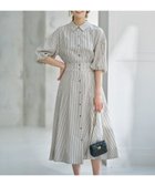 【組曲/KUMIKYOKU】の【WEB限定カラーあり】ボリュームスリーブシャツワンピース 人気、トレンドファッション・服の通販 founy(ファニー) ファッション Fashion レディースファッション WOMEN ワンピース Dress シャツワンピース Shirt Dresses エレガント 上品 Elegant 春 Spring コンシャス Conscious シェイプ Shape シャーリング Shirring ドレープ Drape ヨーク Yoke リラックス Relax S/S・春夏 Ss・Spring/Summer 再入荷 Restock/Back In Stock/Re Arrival 夏 Summer ビジネス 仕事 通勤 Business thumbnail アイボリー×ストライプ系1|ID: prp329100004532518 ipo3291000000032228129