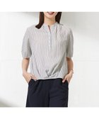 【ジェイ プレス/J.PRESS】の【洗える】ドビー強撚ストライプ コクーンシルエット ブラウス 人気、トレンドファッション・服の通販 founy(ファニー) ファッション Fashion レディースファッション WOMEN トップス・カットソー Tops/Tshirt シャツ/ブラウス Shirts/Blouses 春 Spring 洗える Washable ストライプ Stripe ドレープ Drape フェミニン Feminine ラベンダー Lavender S/S・春夏 Ss・Spring/Summer 夏 Summer エレガント 上品 Elegant thumbnail ネイビー系1|ID: prp329100004532524 ipo3291000000032168599