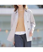 【ジェイ プレス/J.PRESS】の【洗える・撥水】ポリアーティローザ ダブル トレンチコート 人気、トレンドファッション・服の通販 founy(ファニー) ファッション Fashion レディースファッション WOMEN アウター Coat Outerwear コート Coats ジャケット Jackets トレンチコート Trench Coats インナー Inner 春 Spring 洗える Washable ギャザー Gather ギンガム Gingham コンパクト Compact 軽量 Lightweight ジャケット Jacket ダブル Double チェック Check トレンド Trend バランス Balance 無地 Plain Color ロング Long ワイド Wide S/S・春夏 Ss・Spring/Summer 夏 Summer thumbnail ライトグレー系|ID: prp329100004532537 ipo3291000000032127370