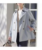 【ジェイ プレス/J.PRESS】の【洗える・撥水】ポリアーティローザ ダブル トレンチコート フェードブルー系|ID: prp329100004532537 ipo3291000000036378328