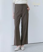 【ベイジ,/BEIGE,】の【洗える】CAROLE / リネンライクフルレングスワイドパンツ Mocha|ID: prp329100004532547 ipo3291000000032681375