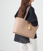 【ラ バガジェリー/LA BAGAGERIE】の【MONICA】バイカラーA4トート グレージュ|ID: prp329100004532551 ipo3291000000034211318