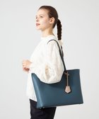 【ラ バガジェリー/LA BAGAGERIE】の【MONICA】バイカラーA4トート ネイビー|ID: prp329100004532551 ipo3291000000034211320