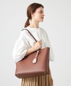 【ラ バガジェリー/LA BAGAGERIE】の【MONICA】バイカラーA4トート チョコ|ID: prp329100004532551 ipo3291000000036030646