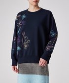 【ポール スミス/Paul Smith】のフローラル エンブロイダリー スウェット 人気、トレンドファッション・服の通販 founy(ファニー) ファッション Fashion レディースファッション WOMEN トップス・カットソー Tops/Tshirt パーカ Sweats スウェット Sweat おすすめ Recommend エンブロイダリー Embroidery スウェット Sweat フラワー Flower モチーフ Motif エレガント 上品 Elegant 半袖 Short Sleeve 夏 Summer S/S・春夏 Ss・Spring/Summer A/W・秋冬 Aw・Autumn/Winter・Fw・Fall-Winter thumbnail ネイビー|ID: prp329100004532558 ipo3291000000032038718