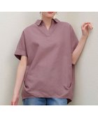 【ティアクラッセ/Tiaclasse】の【洗える】 リネンミックススキッパーシャツ ピンク|ID: prp329100004532561 ipo3291000000032426550