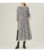 【自由区/JIYU-KU】の【洗える】スノーフラワープリント ワンピース スレート系|ID: prp329100004532567 ipo3291000000032685867