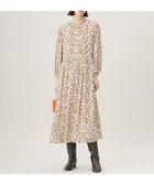 【自由区/JIYU-KU】の【洗える】スノーフラワープリント ワンピース モカ系|ID: prp329100004532567 ipo3291000000032685868