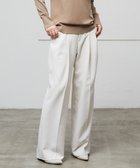 【ベイジ,/BEIGE,】の【andGIRL 秋号掲載】LAC / 2WAYストレッチワイドタックパンツ Ecru|ID: prp329100004532573 ipo3291000000033678576