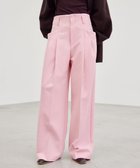【ベイジ,/BEIGE,】の【andGIRL 秋号掲載】LAC / 2WAYストレッチワイドタックパンツ Pink|ID: prp329100004532573 ipo3291000000033678577