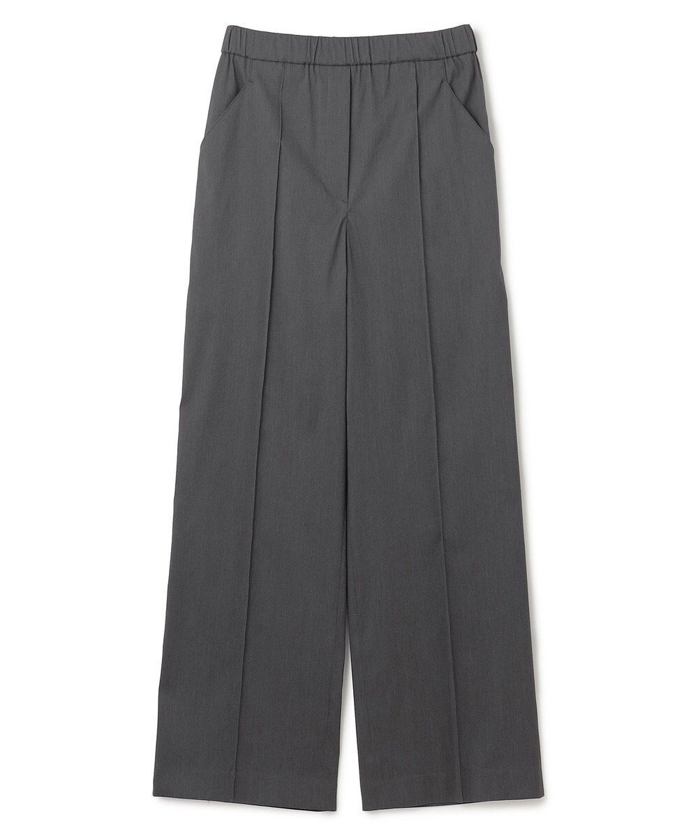 【ジョゼフ/JOSEPH】のウールバイストレッチ ワイドトラウザーズ インテリア・キッズ・メンズ・レディースファッション・服の通販 founy(ファニー) 　ファッション　Fashion　レディースファッション　WOMEN　パンツ　Pants　春　Spring　秋　Autumn/Fall　サマー　Summer　シャンブレー　Chambray　ジャケット　Jacket　ストレッチ　Stretch　フロント　Front　ワイド　Wide　S/S・春夏　Ss・Spring/Summer　再入荷　Restock/Back In Stock/Re Arrival　夏　Summer　エレガント 上品　Elegant　Dark grey|ID: prp329100004532578 ipo3291000000032135730