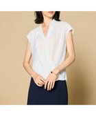 【ベイジ,/BEIGE,】の【洗える】OLIVE / フレンチスリーブブラウス White|ID: prp329100004532583 ipo3291000000032476410