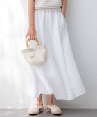 【23区/NIJYUSANKU】の【洗える】LIBECOリネン フレアスカート ホワイト系|ID: prp329100004532601 ipo3291000000032038896