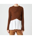 【ベイジ,/BEIGE,】の【WEB限定】AMBRE / キャミ付きクロップドニット Camel|ID: prp329100004532607 ipo3291000000032038929