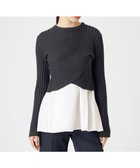 【ベイジ,/BEIGE,】の【WEB限定】AMBRE / キャミ付きクロップドニット Charcoal|ID: prp329100004532607 ipo3291000000032038930