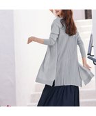 【ティアクラッセ/Tiaclasse】の【洗える】バックリブプリーツ編みロングカーディガン グレー|ID: prp329100004532608 ipo3291000000032400837