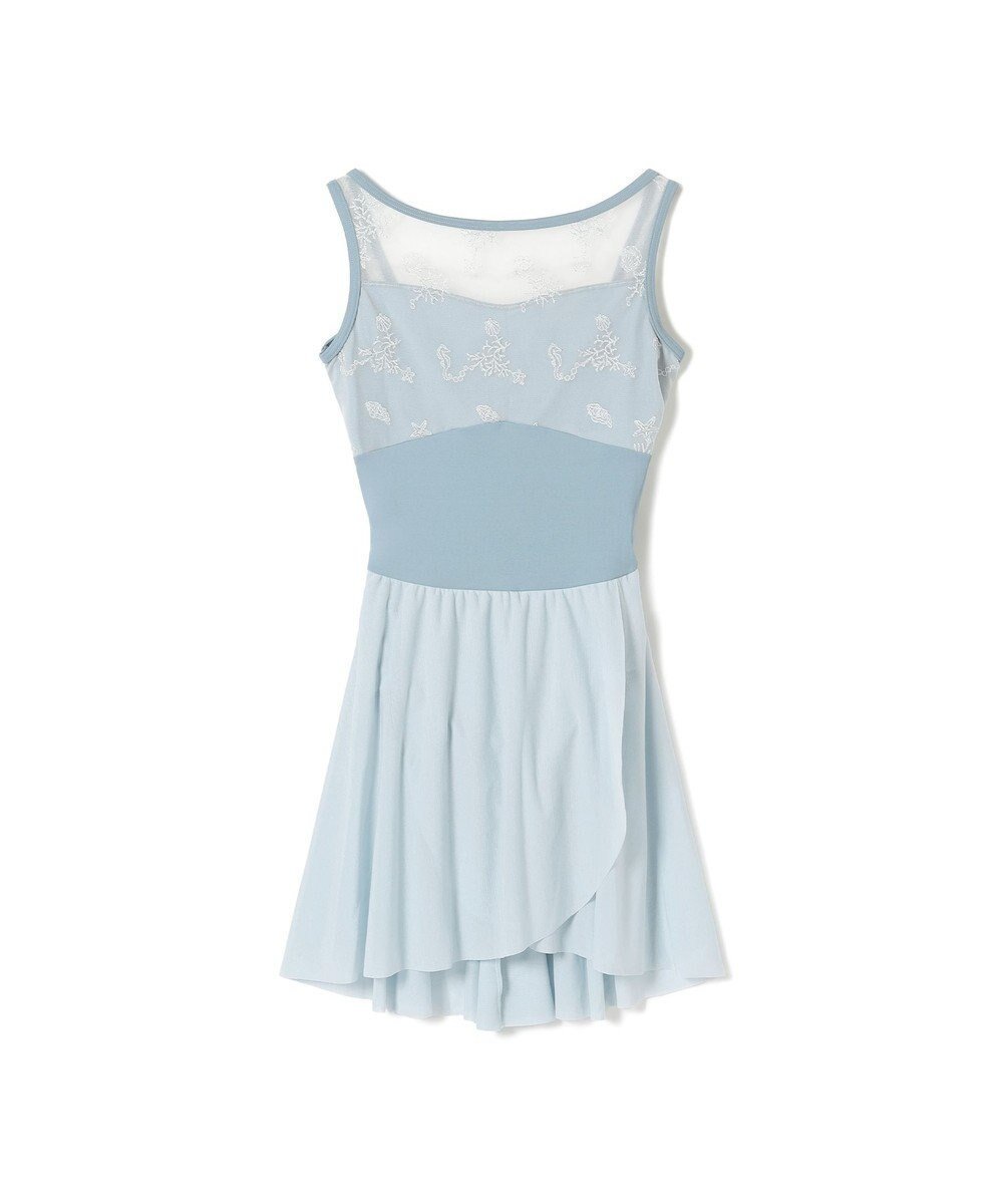 【チャコット/Chacott】のスカート付レオタード インテリア・キッズ・メンズ・レディースファッション・服の通販 founy(ファニー) 　ファッション　Fashion　レディースファッション　Fashion for Women　スカート　Skirts　シンプル　Simple, Minimal　ボーダー　Border, Stripe　モチーフ　Motif, Design Theme　夏　Summer　ターコイズブルー|ID: prp329100004532613 ipo3291000000033658133