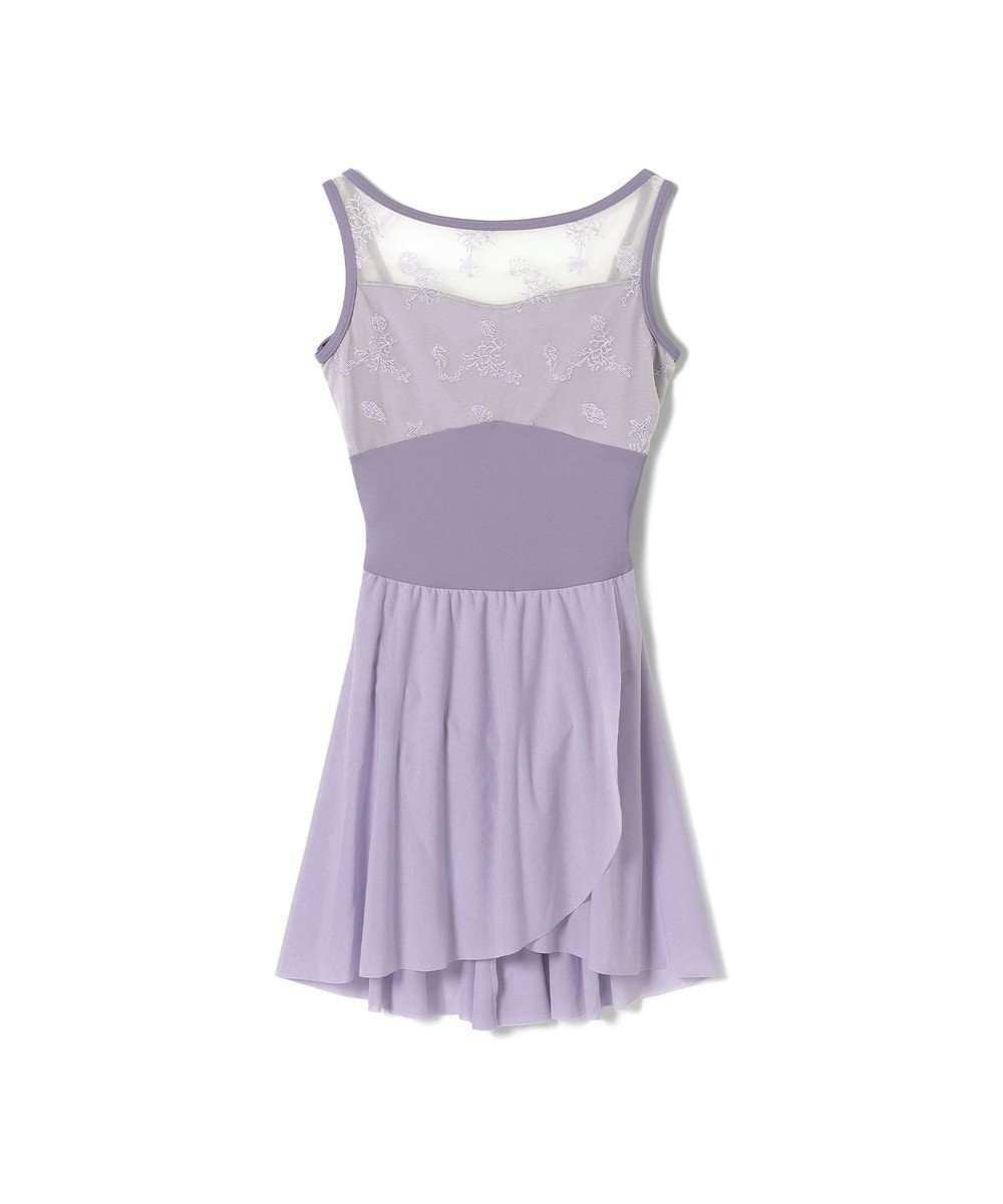 【チャコット/Chacott】のスカート付レオタード インテリア・キッズ・メンズ・レディースファッション・服の通販 founy(ファニー) 　ファッション　Fashion　レディースファッション　Fashion for Women　スカート　Skirts　シンプル　Simple, Minimal　ボーダー　Border, Stripe　モチーフ　Motif, Design Theme　夏　Summer　ヴァイオレット|ID: prp329100004532613 ipo3291000000033658134