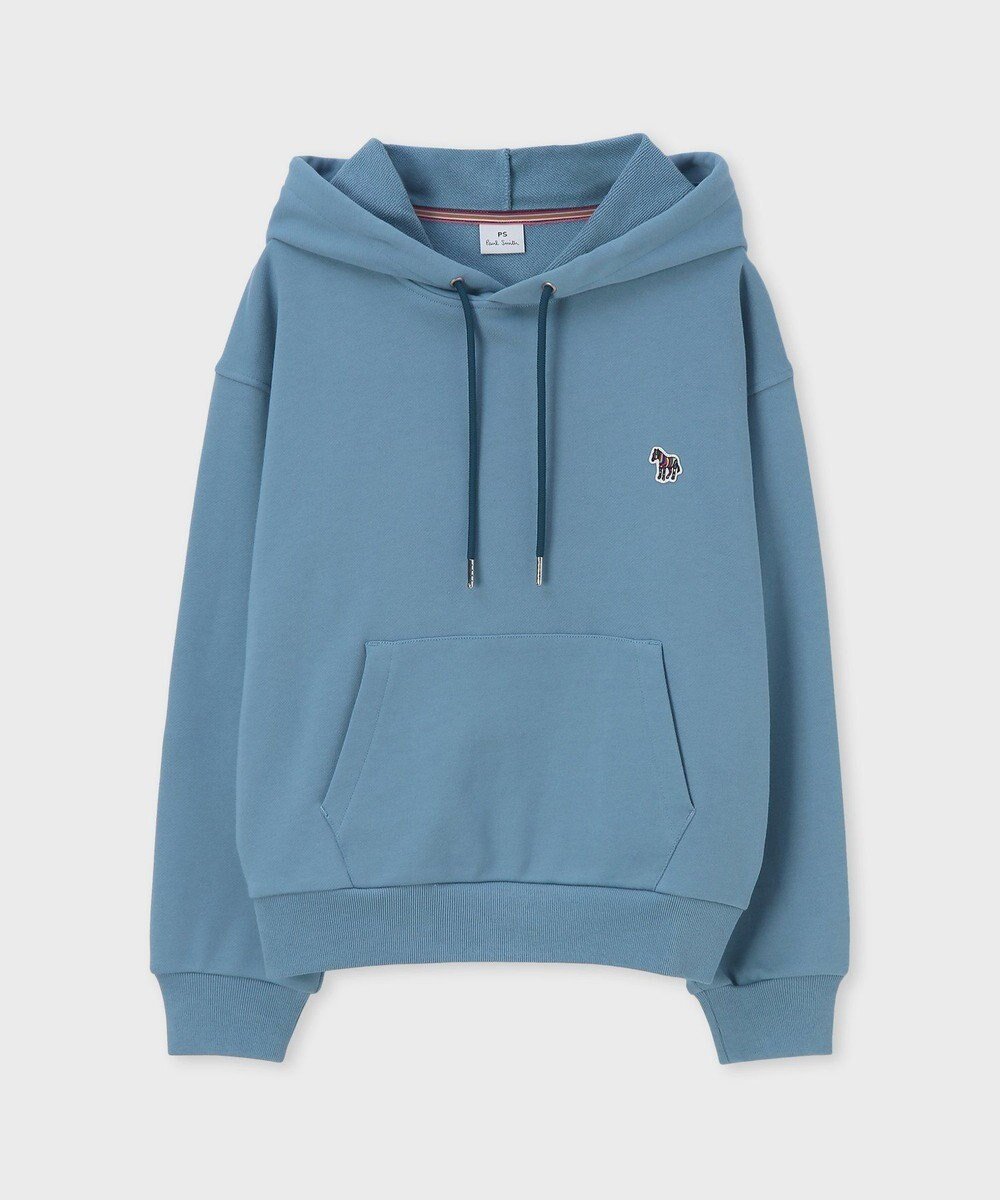 【ポール スミス/Paul Smith】のゼブラワッペン パーカ インテリア・キッズ・メンズ・レディースファッション・服の通販 founy(ファニー) 　ファッション　Fashion　レディースファッション　WOMEN　トップス・カットソー　Tops/Tshirt　パーカ　Sweats　ショルダー　Shoulder　スウェット　Sweat　ドロップ　Drop　パーカー　Hoodie　モダン　Modern　リラックス　Relax　ワンポイント　One Point　夏　Summer　S/S・春夏　Ss・Spring/Summer　A/W・秋冬　Aw・Autumn/Winter・Fw・Fall-Winter　グレイッシュブルー|ID: prp329100004532625 ipo3291000000032039042