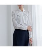【23区/NIJYUSANKU】の【洗える】ドットドビーデシン ブラウス ホワイト系|ID: prp329100004532629 ipo3291000000032039060