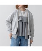 【23区/NIJYUSANKU】の【VERY3月号掲載/洗える】コットンテリー ジップアップ フーディー ライトグレー系|ID: prp329100004532631 ipo3291000000032138295