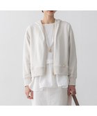 【23区/NIJYUSANKU】の【VERY3月号掲載/洗える】コットンテリー ジップアップ フーディー アイボリー系|ID: prp329100004532631 ipo3291000000032765563