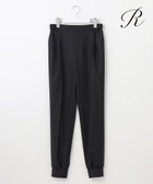 【23区/NIJYUSANKU】の【R(アール)】ウールトロストレッチ ジョガーパンツ ブラック系|ID: prp329100004532643 ipo3291000000032039152
