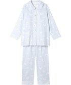 【ツモリチサト スリープ/tsumori chisato SLEEP】のツモリチサト パジャマ 長袖 長ズボン 綿100%(本体) サテン レディース UDX557 /ワコール ブルー|ID: prp329100004532652 ipo3291000000032992620