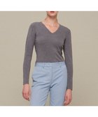 【ジョゼフ/JOSEPH】の【洗える】ストレッチシルクニット Vネックニット 人気、トレンドファッション・服の通販 founy(ファニー) ファッション Fashion レディースファッション WOMEN トップス・カットソー Tops/Tshirt ニット Knit Tops Vネック V-Neck インナー Inner シルク Silk ジャケット Jacket ストレッチ Stretch セットアップ Set Up セーター Sweater バランス Balance フィット Fit ベーシック Basic ボトム Bottom 定番 Standard 洗える Washable A/W・秋冬 Aw・Autumn/Winter・Fw・Fall-Winter thumbnail Dark grey|ID: prp329100004532660 ipo3291000000032039226