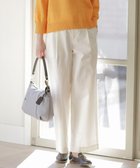 【ジェイ プレス/J.PRESS】の【洗える】20チノストレッチ ワイドパンツ ホワイト系|ID: prp329100004532669 ipo3291000000032039262