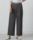【ジェイ プレス/J.PRESS】の【洗える】20チノストレッチ ワイドパンツ スレート系|ID: prp329100004532669 ipo3291000000032710132
