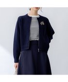 【組曲/KUMIKYOKU】のスウェットライクニットブルゾン ネイビー系|ID: prp329100004532670 ipo3291000000032991740