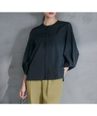 【アイシービー/iCB】の【洗える】 コットンナイロンタイプライター デザインブラウス ブラック系|ID: prp329100004532733 ipo3291000000032039395