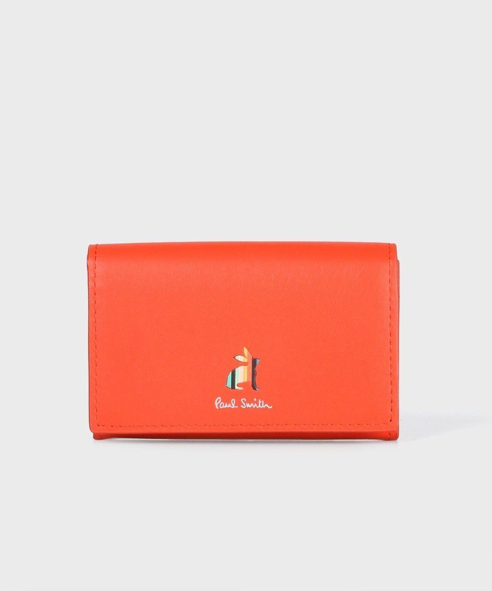 【ポール スミス/Paul Smith】のマーケトリーストライプラビット 名刺入れ インテリア・キッズ・メンズ・レディースファッション・服の通販 founy(ファニー) 　ファッション　Fashion　レディースファッション　Fashion for Women　ミニ財布・二つ折り財布　Wallets & Card Cases　カードケース/名刺入れ　Card Holders & Business Cases　シンプル　Simple, Minimal　ストライプ　Stripe, Striped Pattern　財布　Wallet, Purse　コーラル|ID: prp329100004532779 ipo3291000000033643820