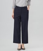 【ジェイ プレス/J.PRESS】の【洗える】ANASTASIA milled セミワイド パンツ ネイビー系|ID: prp329100004532795 ipo3291000000032039655