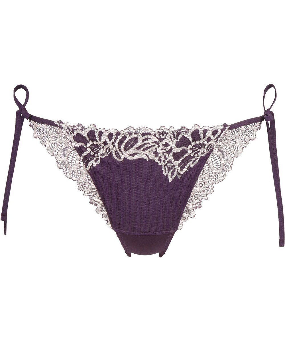 【ワコール/WACOAL】のTバック ショーツ 【リボンブラ 脇すっきり】 BRB433とペア はきこみ丈あさめ バックのかぶりが広め ソング レディース PRA433 /ワコール インテリア・キッズ・メンズ・レディースファッション・服の通販 founy(ファニー) ファッション Fashion レディースファッション Fashion for Women バッグ Bags アンダー Underwear Essentials ショーツ Shorts, Short Pants リボン Ribbon, Bow バイオレット|ID: prp329100004532799 ipo3291000000033647693