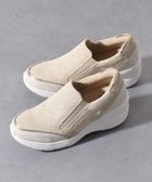 【ブリジット バーキン/Bridget Birkin】の【Round About】ヒールアップスリッポンスニーカー ゴールドコンビ|ID: prp329100004532819 ipo3291000000032039765